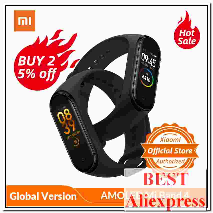 Популярный фитнес трекер Xiaomi Mi Band 4 2019-2020